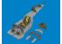 Eduard kit d'amelioration avion brassin Print 6481103 Cockpit Focke Wulf Fw 190A-3 Eduard 1/48