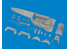 Eduard kit d'amelioration avion brassin Print 6481103 Cockpit Focke Wulf Fw 190A-3 Eduard 1/48