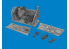 Eduard kit d'amelioration avion brassin Print 6481096 Cockpit P-40E Eduard 1/48