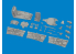 Eduard kit d'amelioration avion brassin Print 6481096 Cockpit P-40E Eduard 1/48