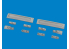 Eduard kit d'amelioration avion brassin Print 6481099 Echappement temps froid arrondi P-40 Eduard 1/48