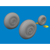Eduard kit d'amelioration avion brassin 6481105 Roues B-26G Icm 1/48