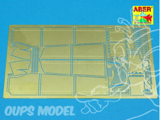 Aber 48036 Jupes laterales et ailes pour Tiger II 1/48