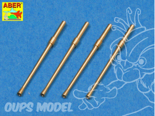 Aber A48014 set de 4 futs de canon de 20mm japonais type 99 1/48