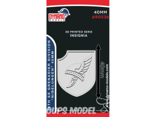 Dynamo models Insigne A90538-40 38th SS Grenadier Division "Nibelungen" 40mm