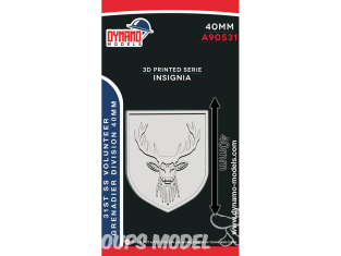Dynamo models Insigne A90531-40 31st SS Volunteer Grenadier Division 40mm