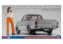 HASEGAWA maquette voiture 52426 Datsun Sunny Truck Long Body Deluxe avec figurine de fille 1/24
