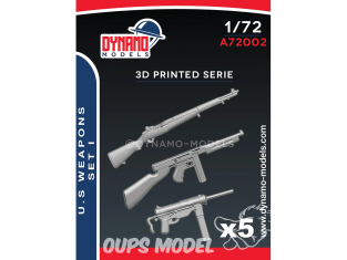 Dynamo models accessoires A72002 Armement U.S. WWII Set 1 1/72