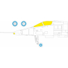 Eduard Express Mask EX1129 Jaguar GR.1 / GR.1A TFace Airfix 1/48