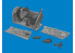 Eduard kit d'amelioration avion brassin Print 6481124 Cockpit avec siège Late P-40E Eduard 1/48
