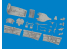 Eduard kit d'amelioration avion brassin Print 6481124 Cockpit avec siège Late P-40E Eduard 1/48