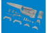 Eduard kit d'amelioration avion brassin Print 6481104 Cockpit Focke Wulf Fw 190A-4 Eduard 1/48