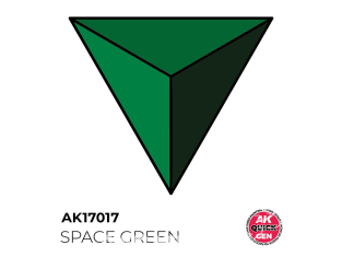 Ak interactive peinture acrylique 3G AK17017 VERT ESPACE QUICK GEN COLOR 18ml