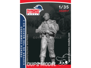 Dynamo models figurine 35097 Commando Français Kieffer en marche No.5 1/35