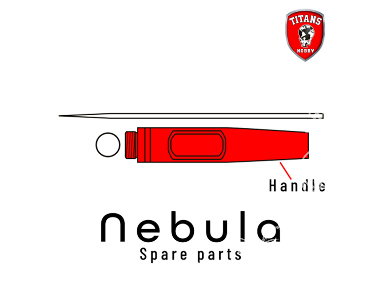 Titans Hobby pièce aérographe TTH058-19 Manche Nebula