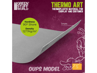 Green Stuff 14120 ThermoArt Gris Armure 200x300 mm (S)