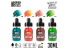 Green Stuff 13345 Set d'encres acryliques Opaque Nature 4 pots