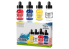 Green Stuff 13348 Set d'encres acryliques Transparentes de base 4 pots