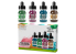 Green Stuff 13350 Set d'encres acryliques Transparent Transparent Shades 4 pots