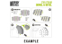 Green Stuff 13428 Bandes de mousse EVA Triangulaires 8 mm