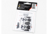 Red Fox Studio Tableaux de bord 3D avion RFQS-48188 JAS-39B Gripen Kitty Hawk 1/48