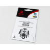Red Fox Studio Tableaux de bord 3D avion RFQS-48201 JAS-39C Gripen Kitty Hawk 1/48