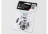 Red Fox Studio Tableaux de bord 3D avion RFQS-48201 JAS-39C Gripen Kitty Hawk 1/48