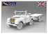 Gecko Models maquettes militaire 35GM0076 4x4 britannique FV18001 Mk. 1 de 80 pouces toit en toile, début de production 1/35
