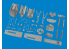 Eduard kit d'amelioration avion brassin Print 6481130 Moteur P-40N Eduard 1/48