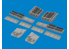 Eduard kit d'amelioration avion brassin Print 6481131 Gun bays (6 guns) P-40N Eduard 1/48