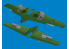 Eduard kit d'amelioration avion brassin Print 6481131 Gun bays (6 guns) P-40N Eduard 1/48