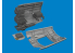 Eduard kit d'amelioration avion brassin Print 6481133 Compartiment radio P-40N Eduard 1/48