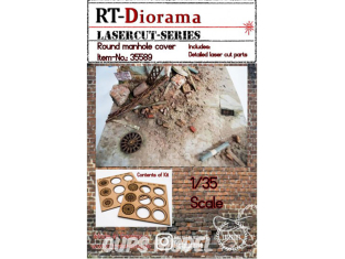 RT-Diorama 35589 Bouche d'égout ronde