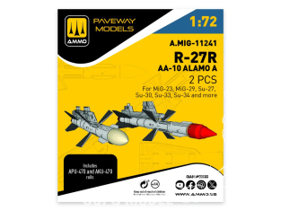 Ammo Mig Paveway Models A.MIG-11241 R-27R AA-10 ALAMO A x2 1/72