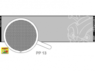 Aber PP13 plaque gravée (140 x 39mm) motif 13