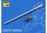 Aber 72L04 fut de canons 122mm D-25T pour IS-2 3 Isu-122S 1/72
