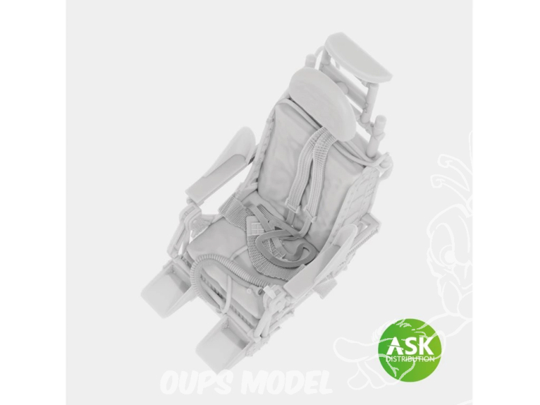 ASK Art Scale Kit accessoire A48028 F-84F Thunderstreak Siège avec harnais 1/48