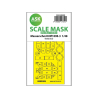 ASK Art Scale Kit Mask M48289 Messerschmitt Bf109E-3 Hobby Boss Recto Verso 1/48