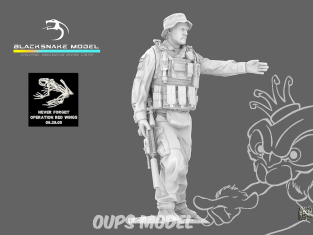 Blacksnake Model figurine SEALS-02 Opérateur Navy Seals "Marcus" Lutrel 1/35