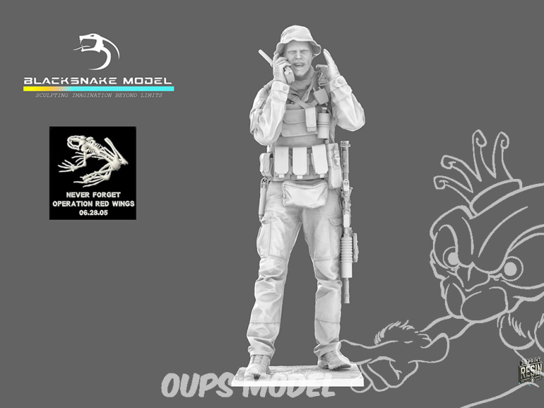 Blacksnake Model figurine SEALS-03 Opérateur Navy Seals Michael "Murphy" 1/35