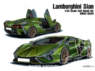 Alpha Model maquette voiture AM02-0059 Lamborghini Sian 1/24