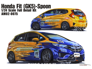 Alpha Model maquette voiture AM02-0075 Honda GK5 FIT SPOON 1/24