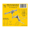 CMK kit resine 6013 M60D avec support Sagami 2 pi&egrave;ces pour UH-1B Huey kit Trumpeter 1/35