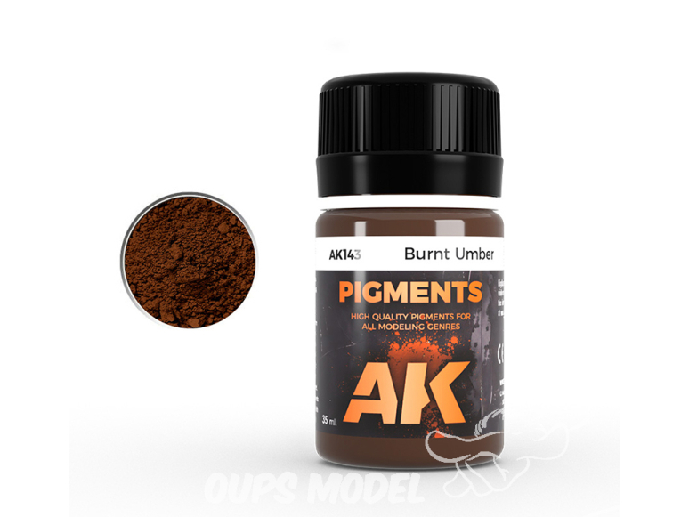 Ak interactive Pigments AK143 Terre d'ombre brulée 35ml