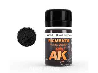 Ak interactive Pigments AK2041 Moteur à réaction brulé 35ml