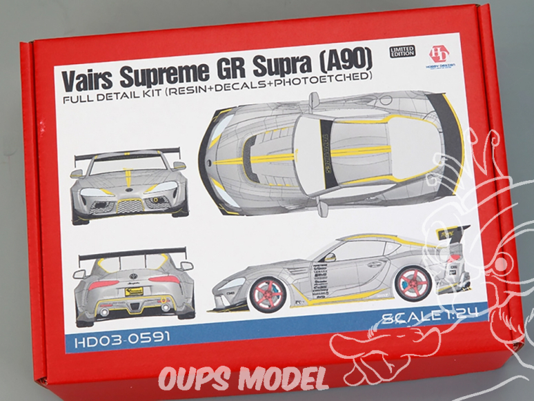Hobby Design transkit voiture HD03-0591 Vairs Supreme Toyota GR Supra A90 Edition Limitée 1/24