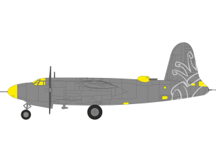 Eduard Express Mask EX1136 B-26F Marauder Icm 1/48