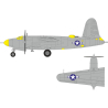 Eduard Express Mask EX1138 Insigne national US B-26F Marauder Icm 1/48