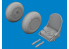 Eduard kit d'amelioration brassin Print 672422 Set d'amélioration H-75 / P-36 Arma Hobby 1/72