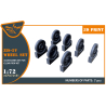 Clear Prop kit d'amelioration militaire CPA72181 Jeu de roues ZiS-5V 1/72